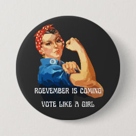 RoevMember kommer Rosie Riveter Knapp