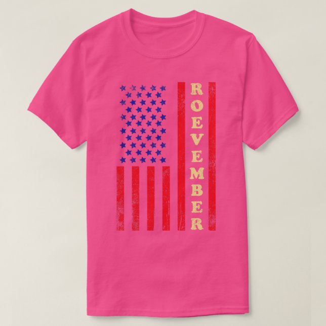 RoevMember Vintage American Flagga T Shirt (Design framsida)