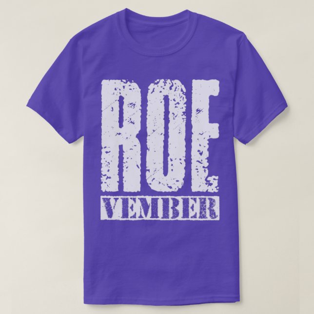 RoevMember White Vintage Text T Shirt (Design framsida)