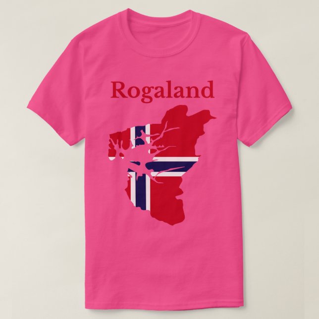 Rogaland County Norge T Shirt (Design framsida)