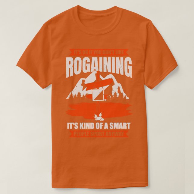 Rogeing Älskare Orienteering Rogaines Hobby Gift T Shirt (Design framsida)