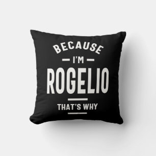 Rogelio Personlig Namn Birthday Kudde