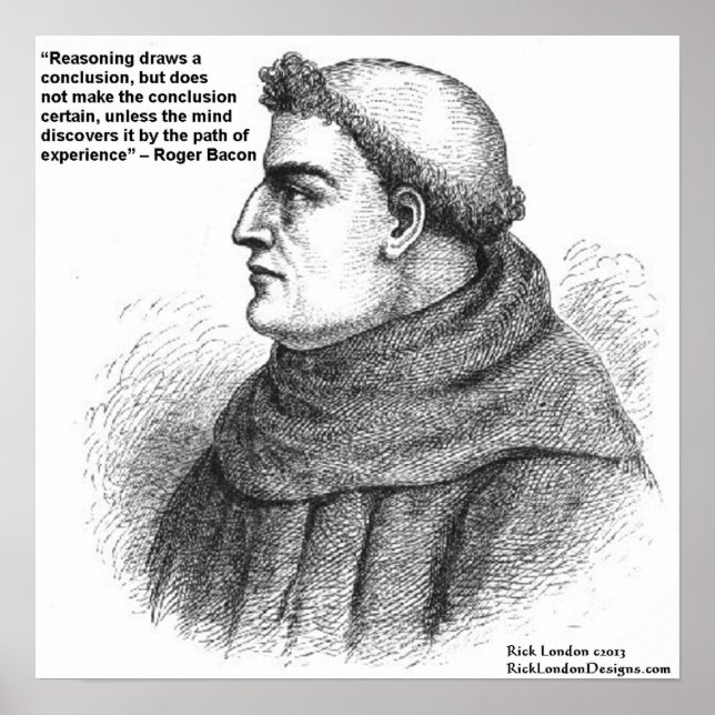 Roger Bacon "Experience Quote" Poster (Framsidan)