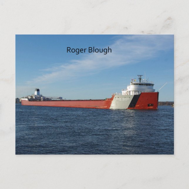 Roger Blough-postkort Vykort (Framsida)
