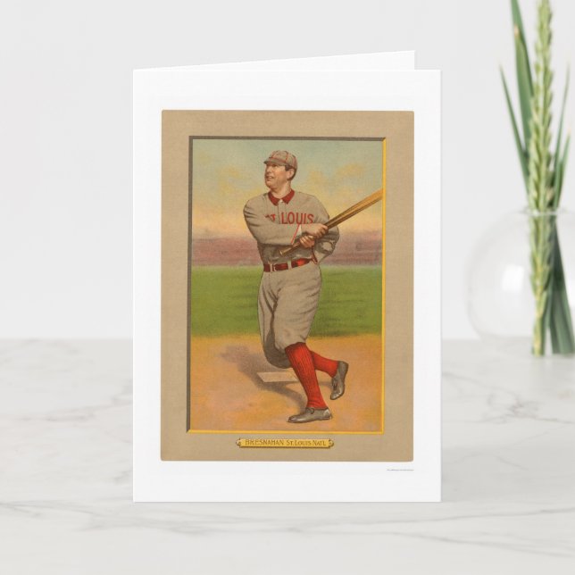 Roger Bresnahan Cardinals Baseball 1911 Kort (Framsida)