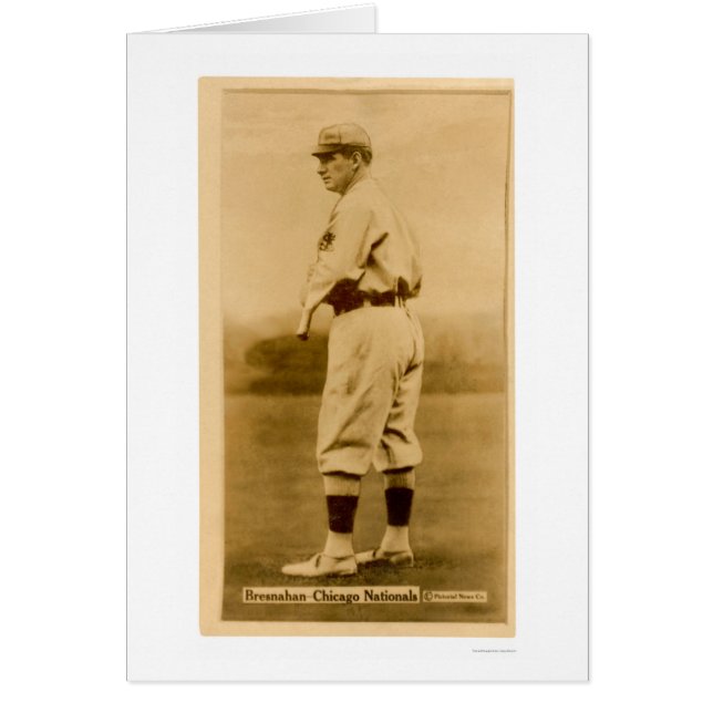Roger Bresnahan Unge Baseball 1914 Hälsningskort (Framsidan)