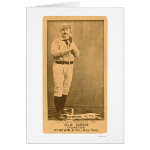 Roger Connor baseball 1887 Hälsningskort