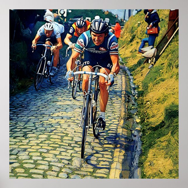 Roger de Vlaeminck Flandern runt 1978 Poster (Framsidan)