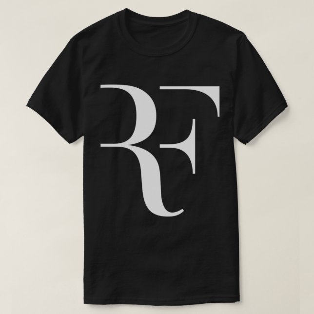 Roger Federer Logotyp 4 T Shirt (Design framsida)