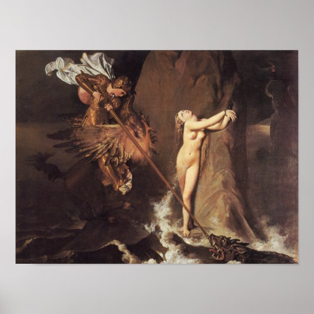 Roger Freeing Angelica Poster (Framsidan)