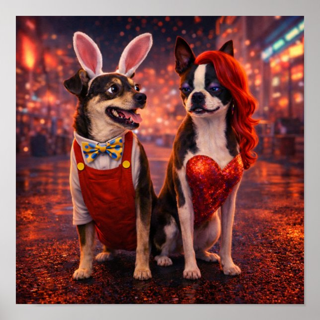 "Roger & Jessica" Poster (Framsidan)