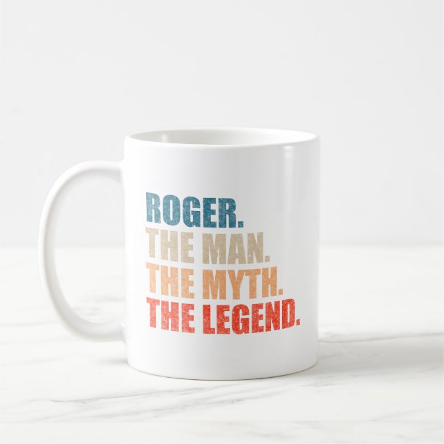 Roger Mannen Myten Legenden Kaffemugg (Vänster)