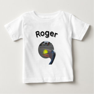 Roger Namn Med Bollfångande Pelikan, T Shirt