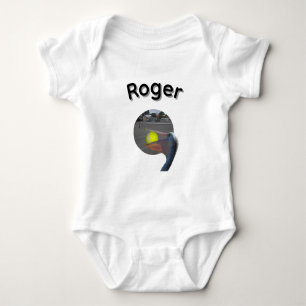 Roger Namn Med Bollfångande Pelikan, T Shirt