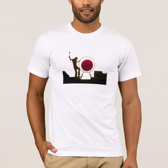 Roger och trummar tee (Framsida)