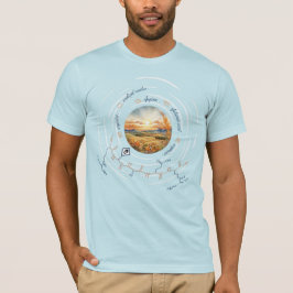 ROGER peptid, Måne 5 med anpassningsbar, ljus T Shirt
