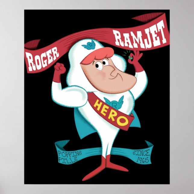 Roger Ramjet-hjälten i vår nation Poster (Framsidan)