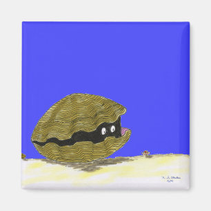 Roger the Clam - Magnet