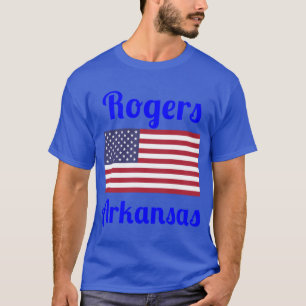 Rogers Arkansas Styliska Tryck1 T Shirt