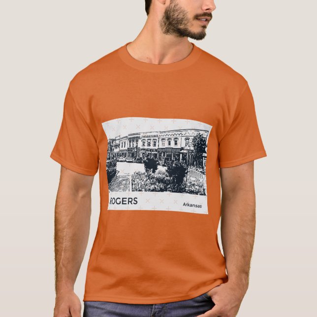 Rogers Arkansas T Shirt (Framsida)