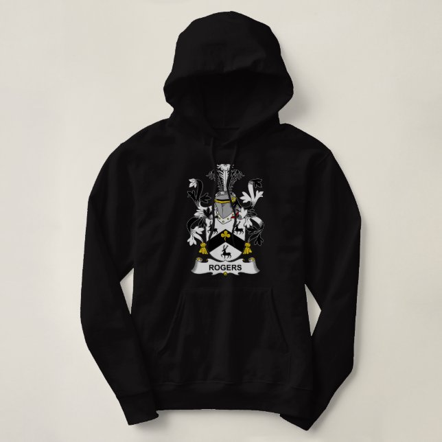 Rogers Coat of Arms  Family Crest   T Shirt (Design framsida)