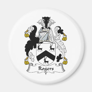 Rogers familjvapensköld magnet