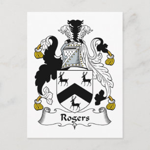 Rogers Family Crest Vykort