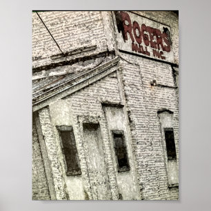 " Rogers Matar Mill " - Skriv ut Poster