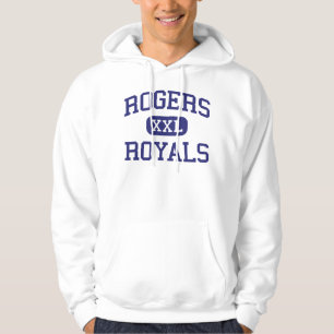 Rogers - royal - pensionär - Rogers Minnesota Tröja Med Luva