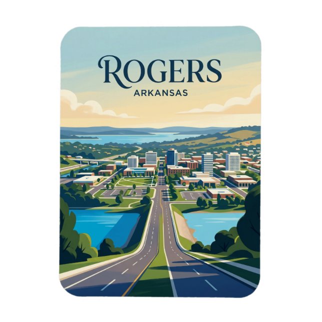 Rogers USA Magnet (Vertikal)