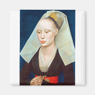 Rogier van der Weyden Porträtt i a Dam Magnet