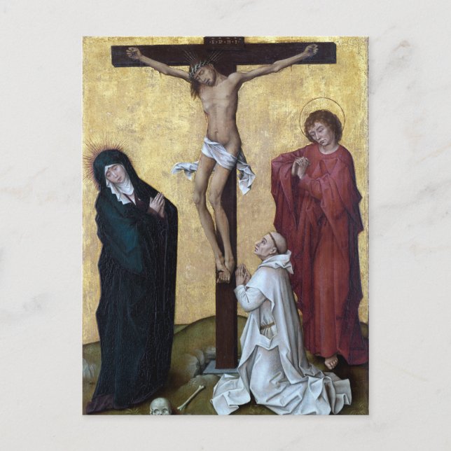 Rogier van der Weyden the Crucifixion Vykort (Framsida)
