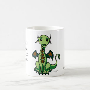 Rogivande drakemugg kaffemugg