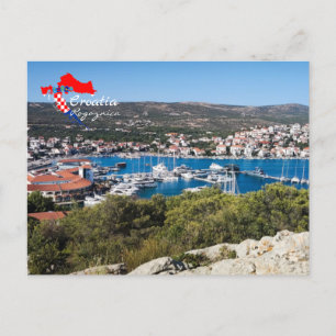 Rogoznica, Kroatien Dalmatien Adriatiska havet Vykort