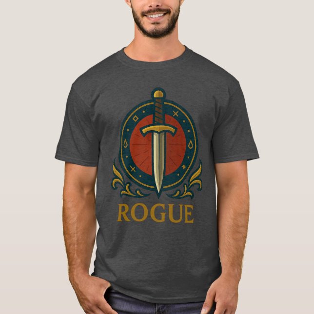 Rogue — Agilidade e Astúcia nas Sombras T Shirt (Framsida)