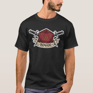 Rogue D20 Class Crest T Shirt
