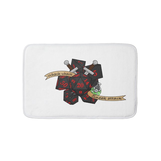 Rogue Dice Design Badrumsmatta (Framsidan)