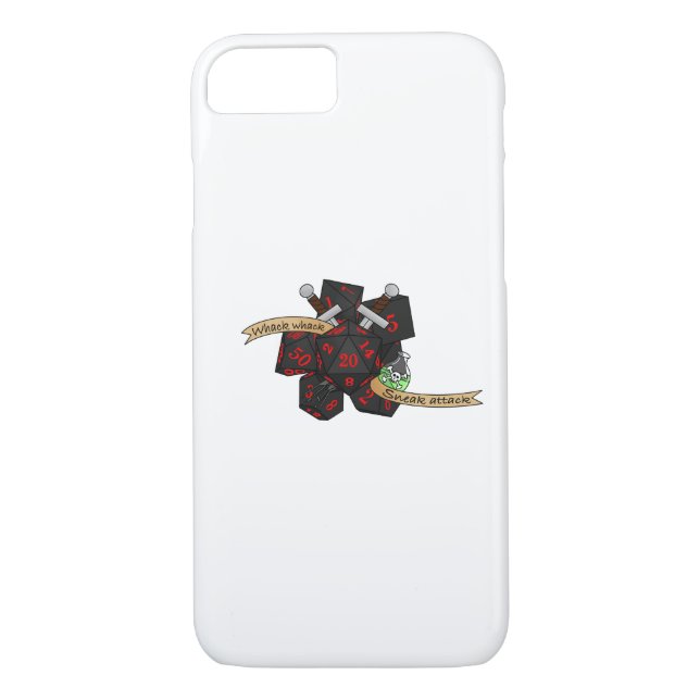 Rogue Dice Design Case-Mate iPhone Skal (Baksida)