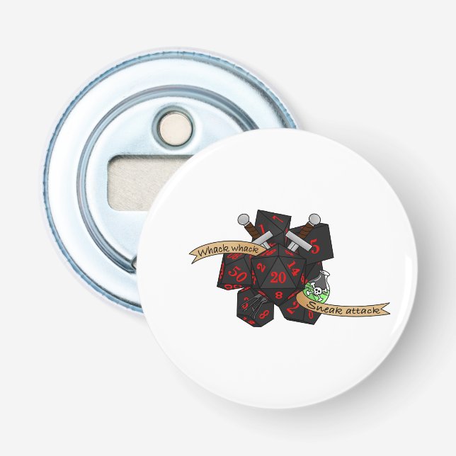 Rogue Dice Design Flasköppnare (Framsidan)