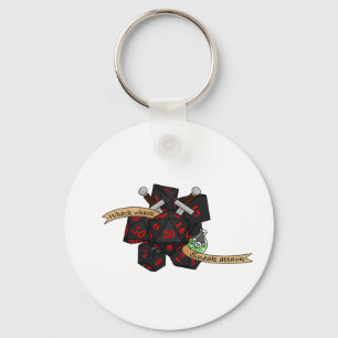 Rogue Dice Design Nyckelring