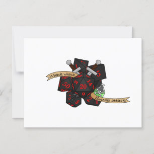 Rogue Dice Design Vykort