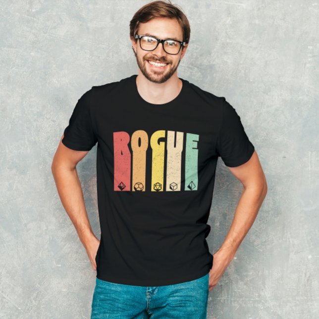 Rogue Dungeon Fantasy Role play Grunge T-Shirt (Skapare uppladdad)