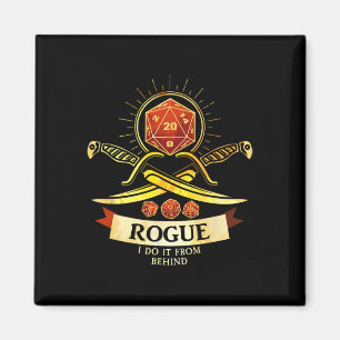 Rogue Fantasy Gamer Rpg Cl Magnet