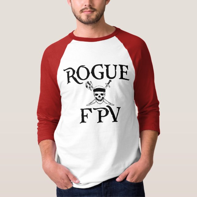 Rogue FPV Manar Old school 3/4 Sleeve T Shirt (Framsida)