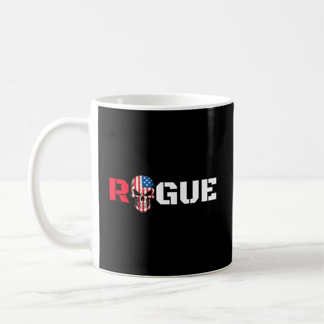 Rogue Patriot Hoodie American USA flagga Tshirt Mi Kaffemugg (Vänster)