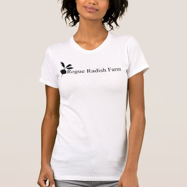 Rogue Radish Farm Bella Canvas T-shirt (Framsida)
