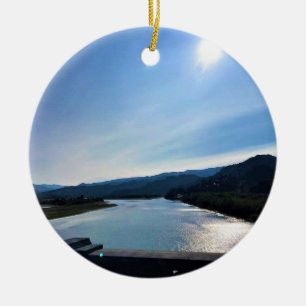 Rogue River, OR Julgransprydnad Keramik