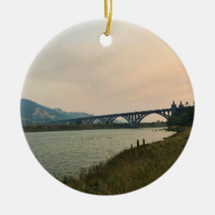 Rogue River, OR Julgransprydnad Keramik