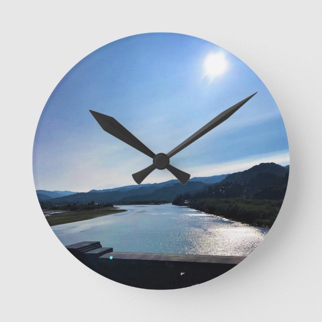 Rogue River, OR Rund Klocka (Framsida)