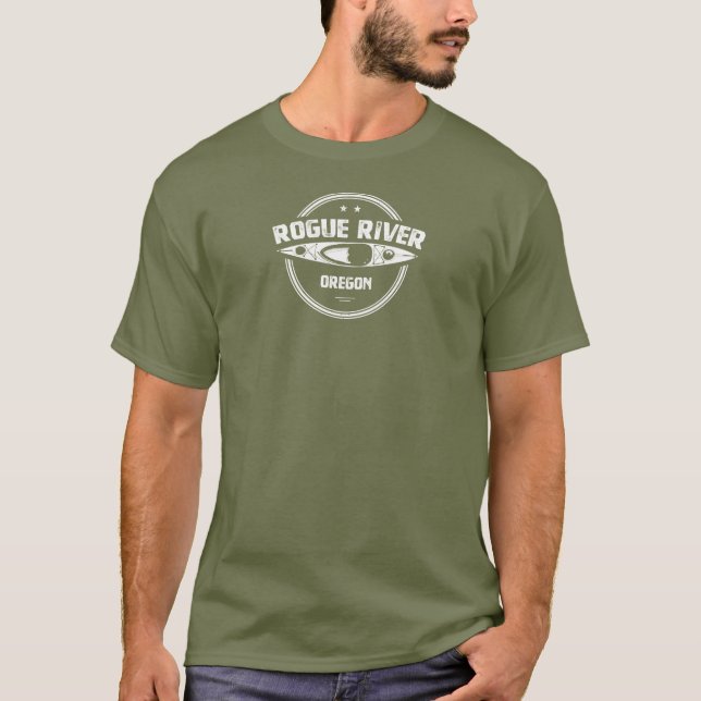 Rogue River, Oregon T Shirt (Framsida)